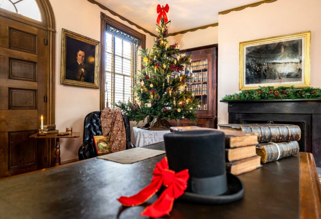 One of the holiday events in Lancaster, Yuletide at Buchanan Wheatlands.