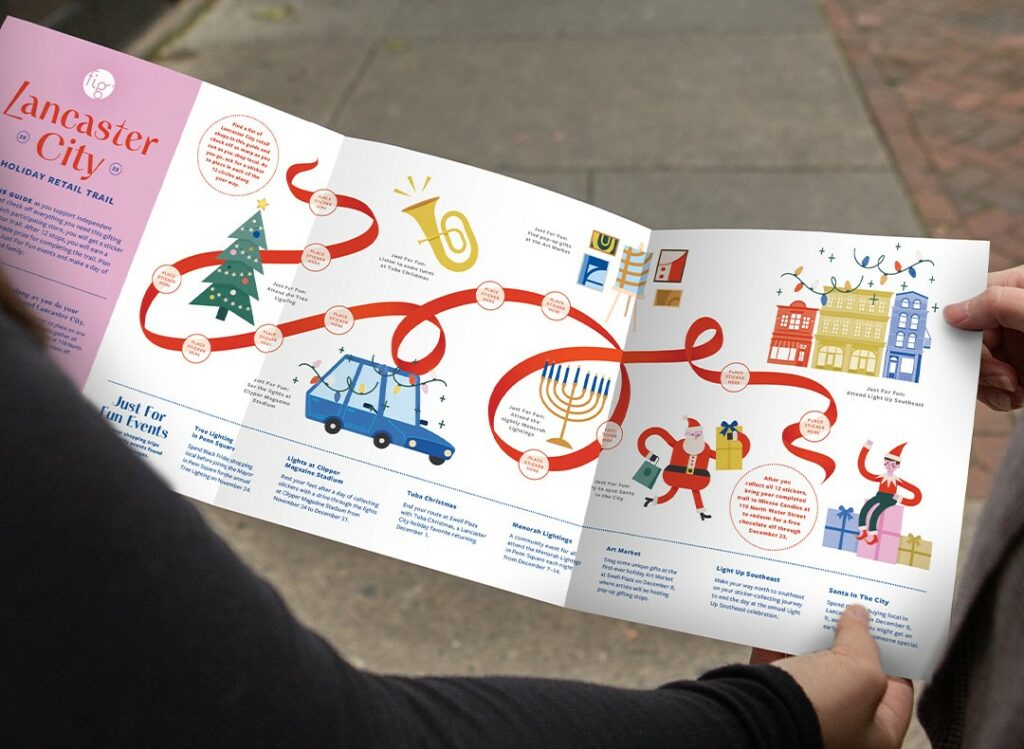 One of the holiday events in Lancaster, the Holiday Retail Trail.